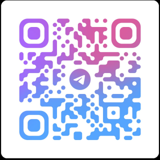 QR-код на Telegram-канал Ірини Лебедєвої
